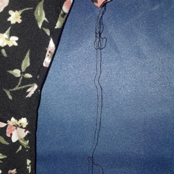 Rue21 Floral Black Bodysuit - Picture 6 of 6